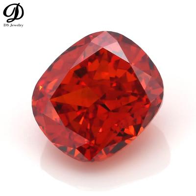 China 5A Color Change Rectangle Cushion Ice Cut Loose Synthetic Zircon Gemstone for sale