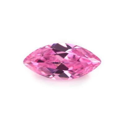 China Hot Sale Color Change Pink Marquis Cut AAA Zircon Gemstone CZ Stone With Wholesale Price for sale