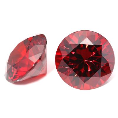 China Star Gemstones Loose Garnet Round Shape For Jewelry Good Gem for sale