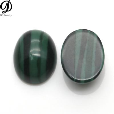 China Color Play or Green Fire Turquoise Cabochon Stone Synthetic Malachite Loose Stone For Jewelry for sale