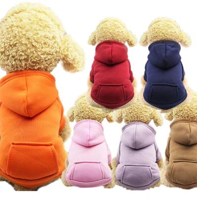 China Fashionable New Fashionable Pocket Sweater Casual Custom Small And Medium Fall/Winter Sports Hoodie Cat Dog Clothes for sale