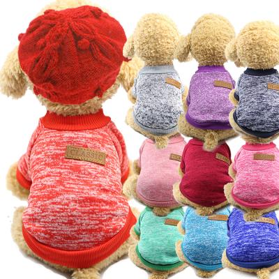 China Viable wholesale quality is very good eco-friendly knitted custom warm dog pullover sweater pet winter hoodie for sale