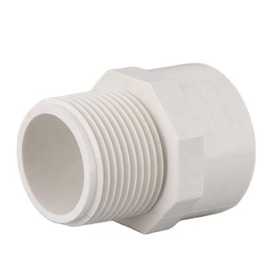 China Water Pipe System ASTM PVC Pipe Fitting Standard High Quality Male Female Thread Coupling 15mm-110mm for sale