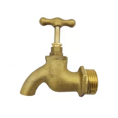 China Factory Wholesale Price General Brass Bibcock Garden Water Faucet 1/2