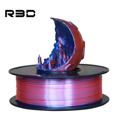 China Newest Wuhu R3D Two Tone Color Dual PLA Filament For 3d Printing 1.75mm Magic 1KG PLA 210*210*90mm for sale