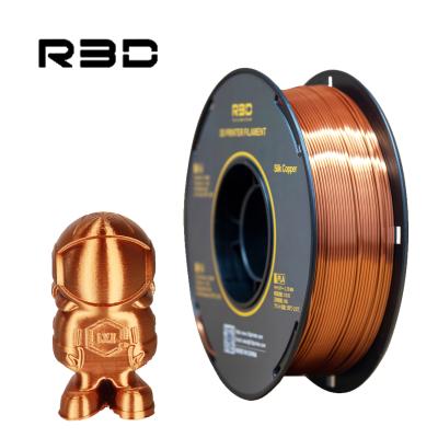 China Factory Direct R3D Copper 3D Printer Filament PLA 1.75MM Silk 1KG 210*210*90mm for sale