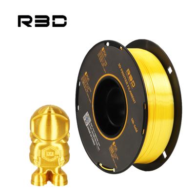 China R3D 1.75mm 1KG Gold Texture PLA 3D Silk Printer Filament 1KG 210*210*90mm Eco-friendly for sale