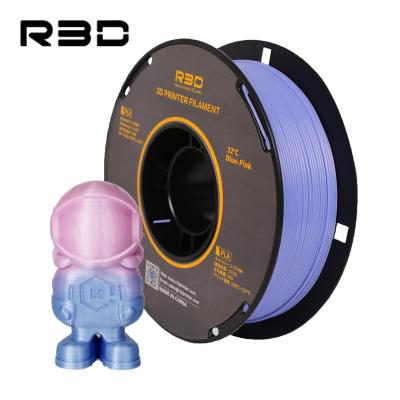 China R3D 1.75mm 1KG Color Changing PLA Filament For 3D Printer Direct Supplier Neat Winding No Tangle 210*210*90mm for sale