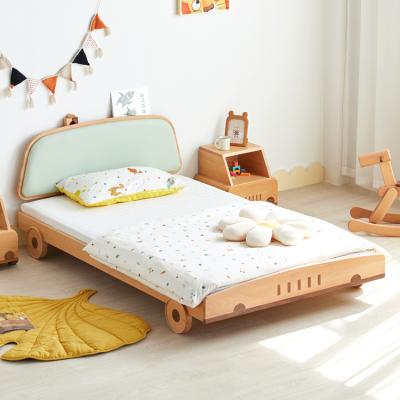 China H5019 Nordic Style Finely Processed Car Shaped Children's Bed Solid Wood Children Bed Car Shaped Children's Bed for sale