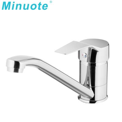 China Other Hole Luxury American Antique Brass Single Style Mixed Kitchen Faucet for sale