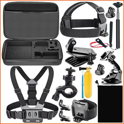 China Popular Fast Delivery Time For GoPros Accessories Outdoor Sports Package Kit For GoPros 7/6//5/4/3+/3/2/1 Camera And Other Sports DV for sale