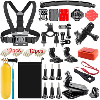 China Gopros action and sports camera accessory kit combo original for gorpo hero 10 9 8 7 6 5 4 go pro K-43/K-44 accessory set for sale