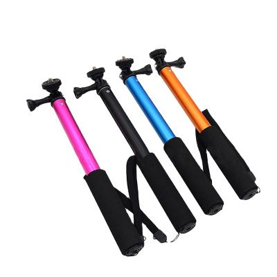 China New Aluminum Monopod Video Camera Selfie Stick For All Cellphone/Action Cameras for sale