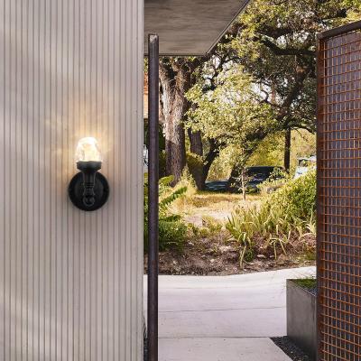 China Outdoor creative door courtyard villa staircase balcony lamp outdoor waterproof personality LED wall lamp street garden yard wall lighting for sale