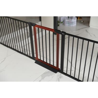 China Two Way Opening Retractable Gate Child Safety Gate Baby Fence Safety Gate Child Stairs Safety Gate for sale