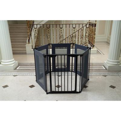 China Wholesale Easy Install Baby Safety Fence Double Locking System Children Safety Fence Baby Safety Fence for sale