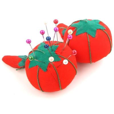 China Store Pins Tomato Shaped Pin Cushion Tool Stitch Sewing Pincushions Needle Cushions Sewing Accessories For Sewing for sale