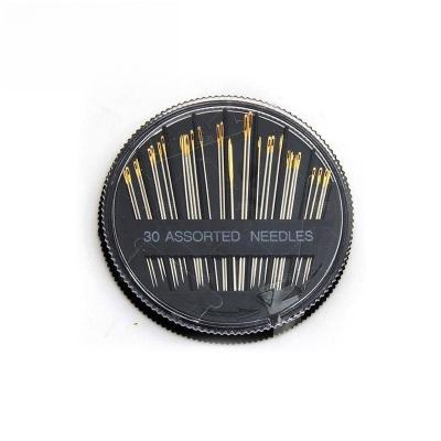 China High Quality 30pcs/set Gold Hand Tail Sewing Needles Sewing Accessories Embroidery Needle For Craft 30 Hand Matching Sewing Needle for sale