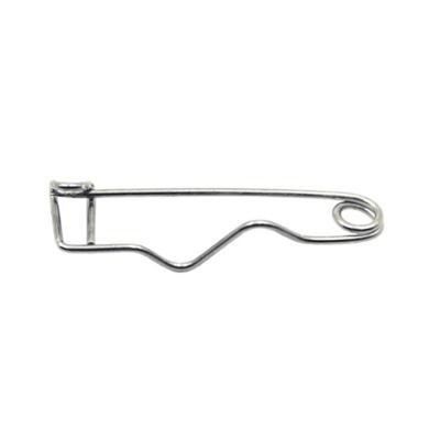 China Wholesale Fashion Iron Metal High Quality Silver 12-32mm Curved Safety Pins For Garment Accessories for sale