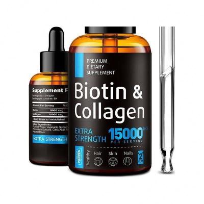 China High Quality Hair Loss Prevention Biotin Collagen Collagen Hair Growth Essential Oil Liquid Drops Best For Women for sale