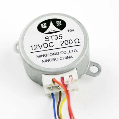 China 12 Volt DC Air Conditioner Geared Electric Stepper Motors for sale