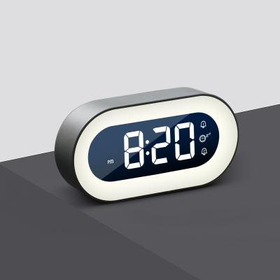 China Calendars New 2022 LED Alarm Clock Kids Bed Noctilucent Electronic Clock for sale