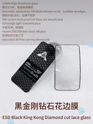 China 270 Crown Anti-static Ab Glue Diamond Tempered Glass Silicone for sale