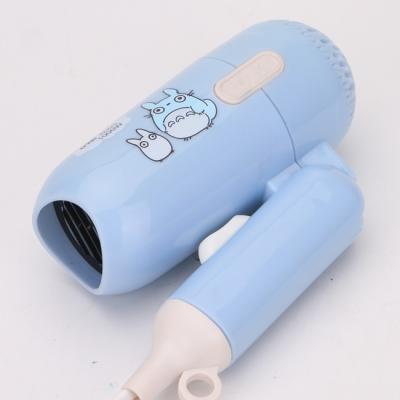 China Cartoon Image Household Travel Collapsible Foldable OK Mini Hair Dryer for sale