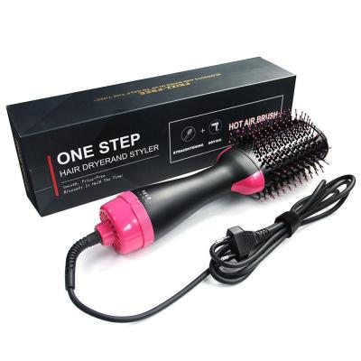 China Ionic Professional Hot Negative Electric Ion Dryer Airbrush Step Hair Blow One Styler 3 in 1 Hair Dryer Brush for sale