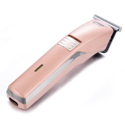 China Gold Professional Cordless Electric Hair Trimmers Split Ends Cardkess Car Battery USB Car Cutting Machine Cordless Hair Trimmer for sale