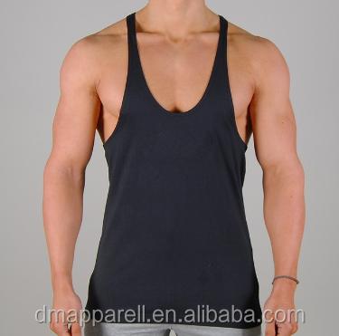 China Mens Fitness Tank Tops Gym Smooth Back Breathable Tank Tops For Men for sale