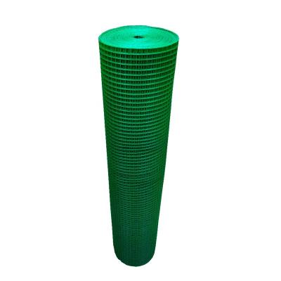 China High Strength PVC Wire Mesh Roll Plastic Coated Welded Wire Mesh Green Color Welded Wire Mesh for sale