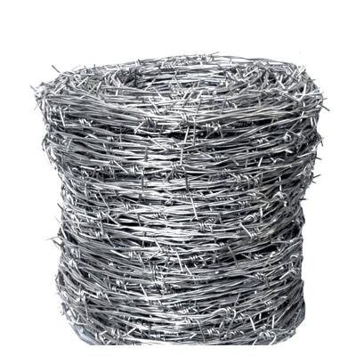 China Factory Direct Sale Galvanized Steel Wire Hot-Dipped Galvanized Or PVC Coated Barbed Wire Fencing Rolls for sale