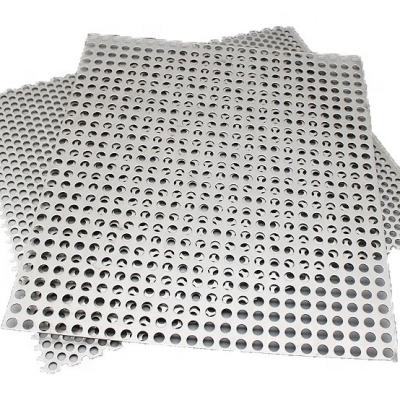 China Customized Square Hole Hexagonal Galvanized Perforated Perforated Stainless Steel Metal Mesh for sale