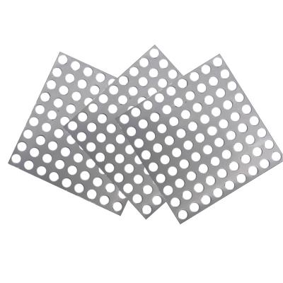 China Hexagonal Perforated Round Hole Cheap Perforated Stainless Steel Metal Mesh Sieve Sheet for sale