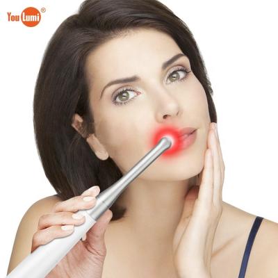 China Skin Tightening Light 2022 Amazon Popular Portable Red 660nm 850nm LED For Mouth Ulcers Skin Acne Mouth Instrument for sale