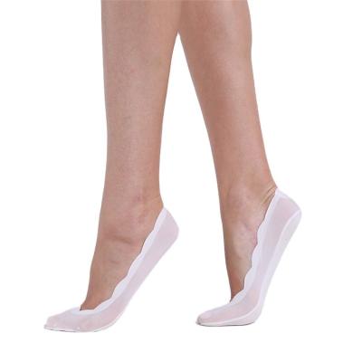 China New Wholesale Quality Women Nylon Breathable/Anti Slip Spandex/Cotton Socks Foot Cover Stockings for sale