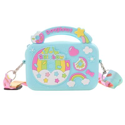 China Fashion Designer Cute Mini Children Bag Silicone Candy Handbags Messenger Bag for sale