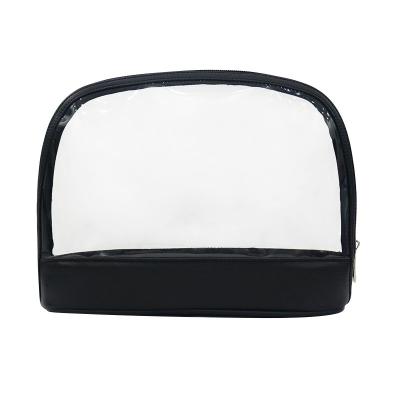 China Fashion New Transparent Makeup Bag Zipper Waterproof Portable Travel Storage for sale