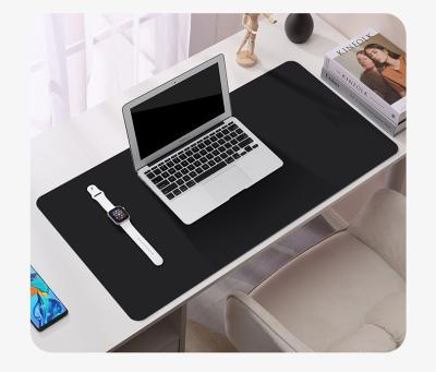 China Sustainable Laptop Desk Pad Waterproof Desk Writing Pad PU leather Large mouse pad for sale