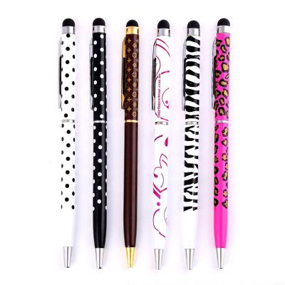 China Promotional Pen Manufacturers Screen Multi Color Metal Ballpoint Pen Ballpoint Custom Brand Logo New Design 2022 Eco-Friendly for sale