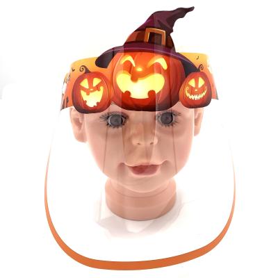 China 2021 Eco-Friendly School Supplies Christmas Gifts Wholesale New Arrival Halloween PEE Lovely Baby Cartoon Material Pumpkin Character Winter Full Face Mask With Foam Baby Face Mask for sale