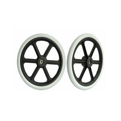 China wheelchair transport wheelchair rear wheel 16 inch wheelchair wheels for sale