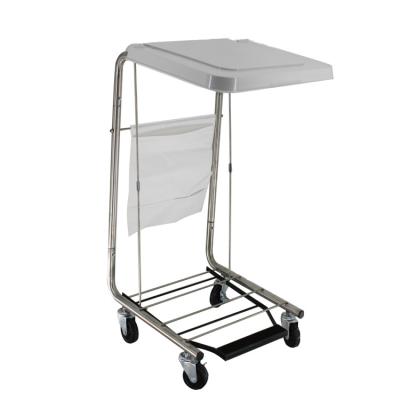 China #201 Modern Medical Hospital Stainless Steel Dirty Tissue Cart for sale