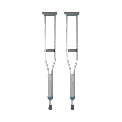 China 9 levels adjustable aluminum axillary crutch telescopic armpit crutch for handicapped MK07014 for sale