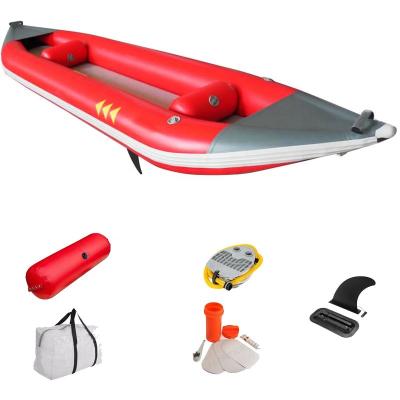 China Hot Selling PVC Inflatable Kayak Double 2 Person Canoe / Kayak for sale