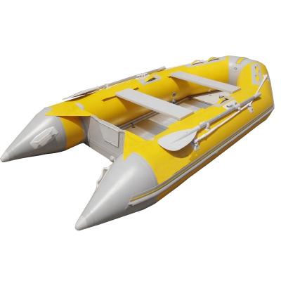 China PVC/Hypalon 6 Person Sport Fishing Inflatable Rubber Dinghy With Aluminum Floor for sale