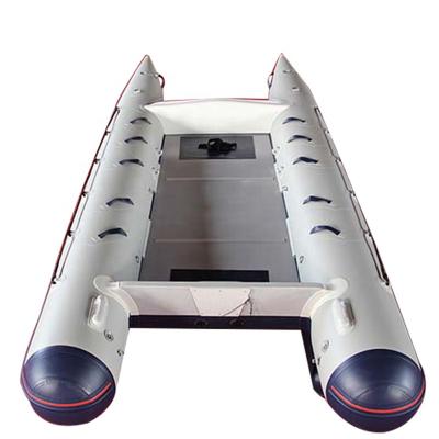 China Rafting CE Certificate PVC Catamaran Hull Inflatable Raft Boat For Sale for sale