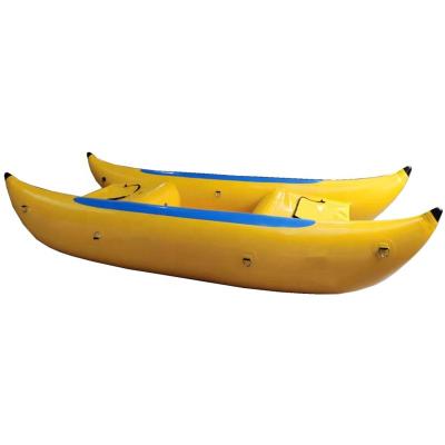 China PVC Customized Inflatable Cataraft Boat Waterplay Cataraft PVC Boat Whitewater River Cataraft Tube Pontoon 2022 for sale