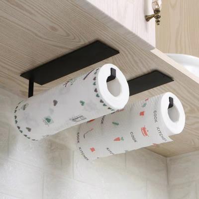 China Modern Paper Towel Holder Hangs Kitchen Storage Organizer Gadget Set Tools Cabinet Utensil Things Accessories Supplies for sale